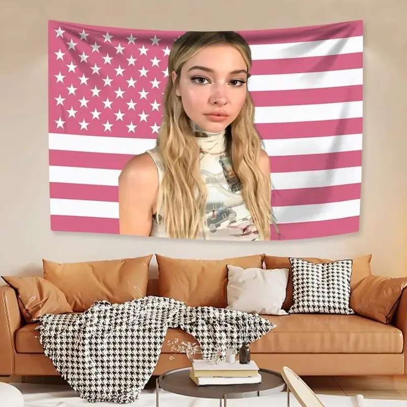 Sarah Camerons Outer Banks Tapestry American Flag Home Decor Wall Hanging Bedroom Dorm Background Cloth Outdoor Decor Fans Gifts