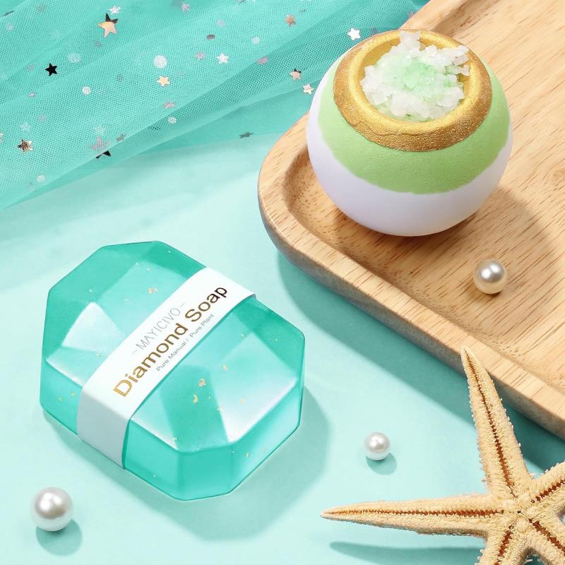 Birthday Gifts for Women Self Care Gifts Get Well Soon Gifts, Ocean Relaxing Spa Gifts Basket Care Package w/ Luxury Flannel Blanket, Christmas Gifts Idea for Mom Her Friends Sister Wife