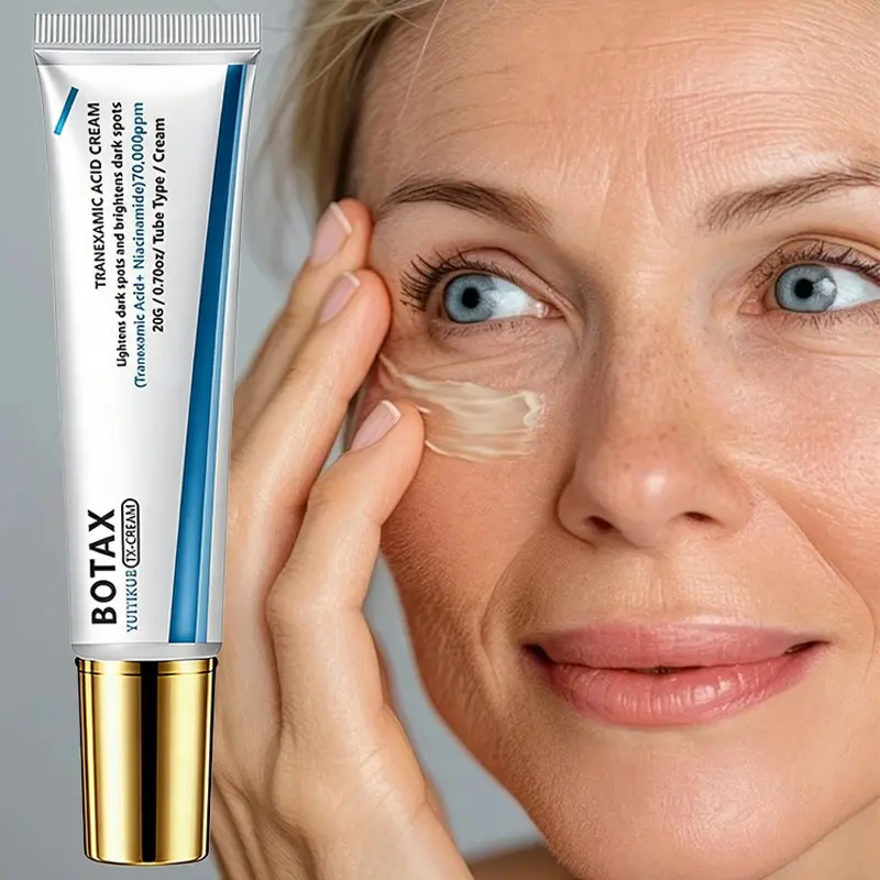 Yuitikue Tranexamic Acid Cream, 70,000ppm Tranexamic Acid + Niacinamide, Fade Dark Spots, Brighten Skin Tone, Brightening and Hydrating, 20g Hydrating Face Moisturizer