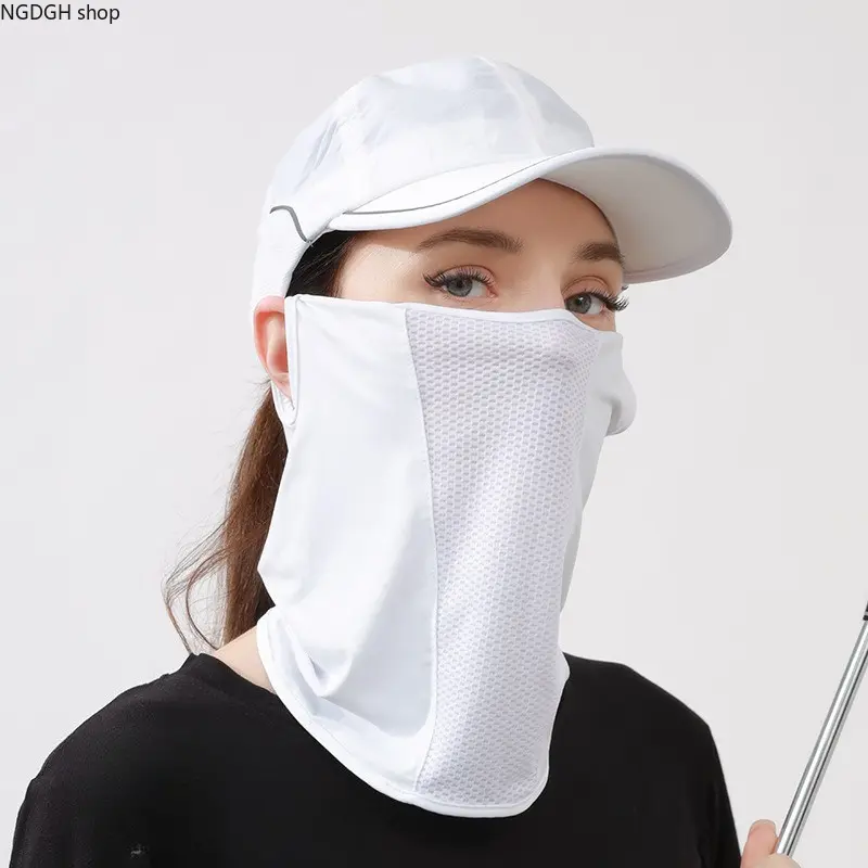Women's Soft Lightweight Mesh Fabric UV Shield Neck Gaiter - Gaiter Fit Neck Cover, Outdoor Wear for Everyday Outdoor Use