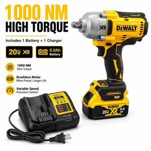 DEWALT Impact Wrench 1/2" Inch High Torque With Hog Ring Anvil 20V Brushless Cordless Wrench Dewalt Power Tools DCF900
