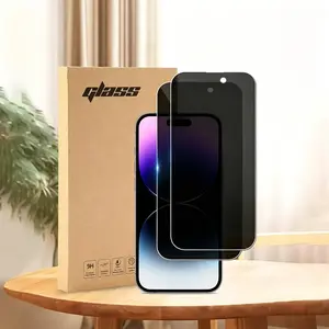 2-Pack Privacy Screen Protector for iPhone 17 Pro Max 17Pro 17 16 15 14 13 Max Plus 16e, Anti-Spy Tempered Glass Film, Shatterproof 9H Hardness, Anti-Glare HD Black Anti-Peep Filter, Case Friendly Ultra Resistant, Bubble-Free, Anti-Scratch, Anti-Fingerpri