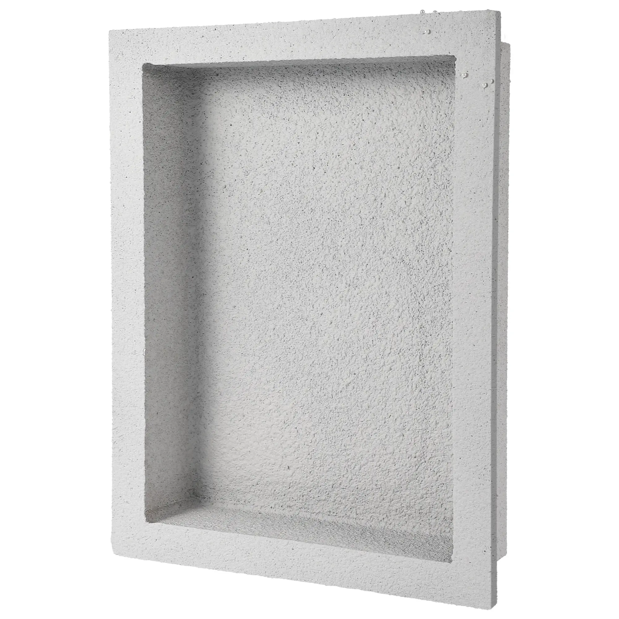 Waterproof Recessed Shower Niche– Modern Square Corners, Easy Installation, Leakproof Wall Shelf for Bathroom Accessories – Ready to Tile