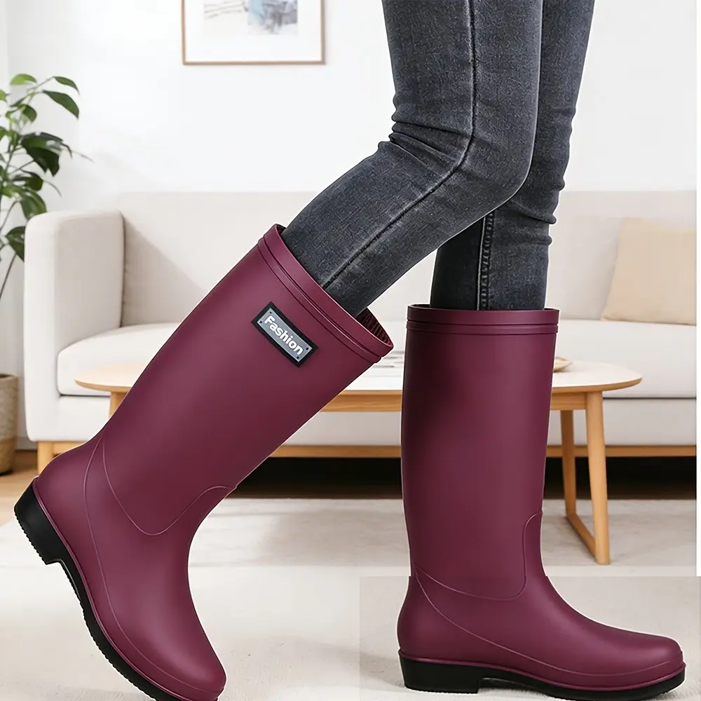 Fashion High-Tech Rain Boots, Waterproof Boot for Men and Women, Durable Sole Design, Ideal for Outdoor Activities, Comfortable Water Shoes for Wet Weather