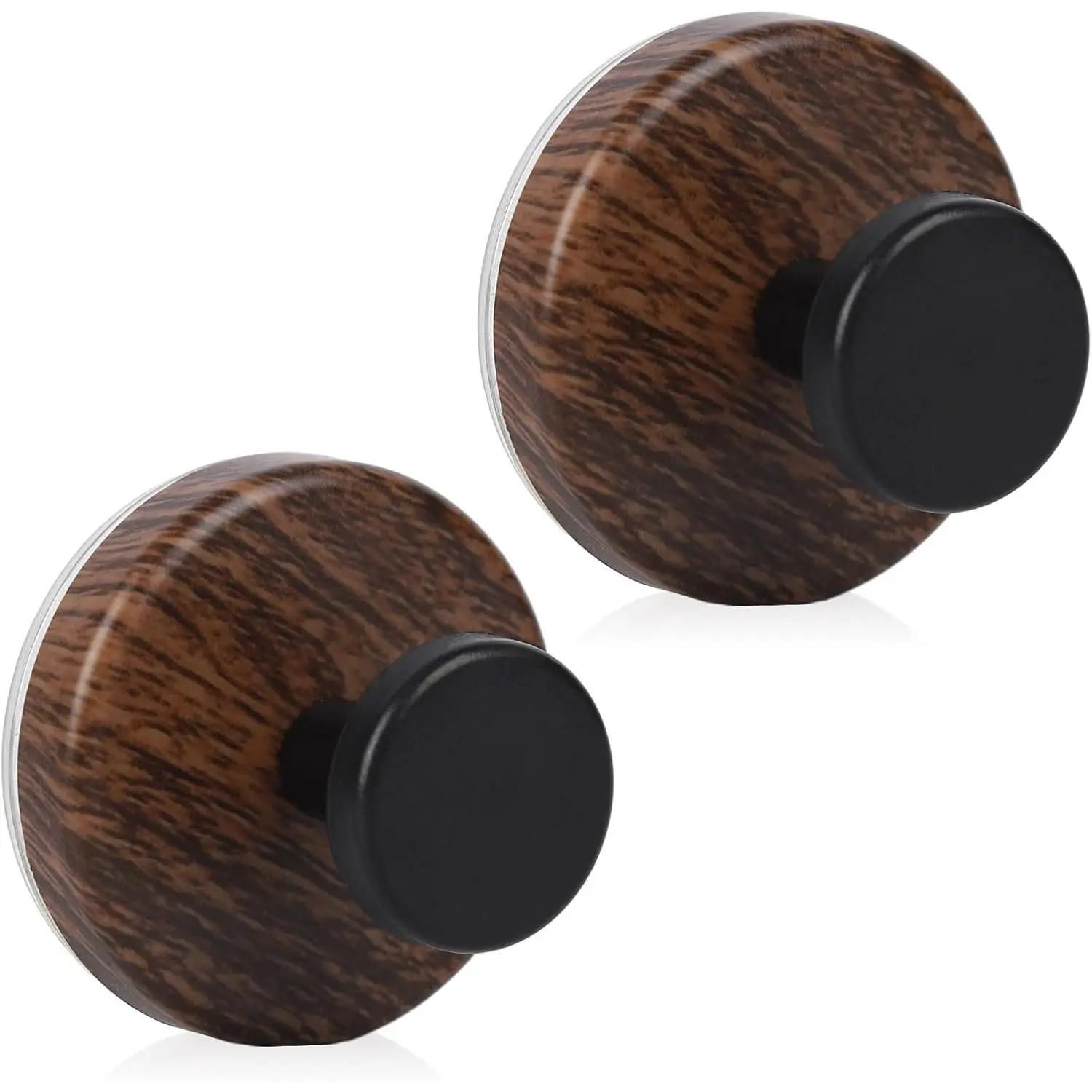 Wreath Hanger for Front Door, Heavy Duty Wreath Hangers for Front Door & Glass Window, Upgrade Suction Cup Hooks for Shower,Christmas Thanksgiving Halloween Easter Valentine (Walnut, 2p)fidget toys