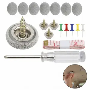 Automotive Car Roof Headliner Repair Button Pins Kit, Universal Auto Roof Snap Rivets Retainer for Car Roof Fixed, with Installation Tool, Fit All Cars,TikTokShopBlackFriday fathersdaygift-YY0