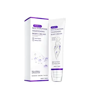 Peptide Neck Cream - Reduces Neck Lines, Tightens and Brightens, Roller Massage, Hydrating Repair, 50g, Rapid Diminishment, Firming and Lifting, Moisturizing, Body Care Massage Roller Cream, Suitable for All Skin Types