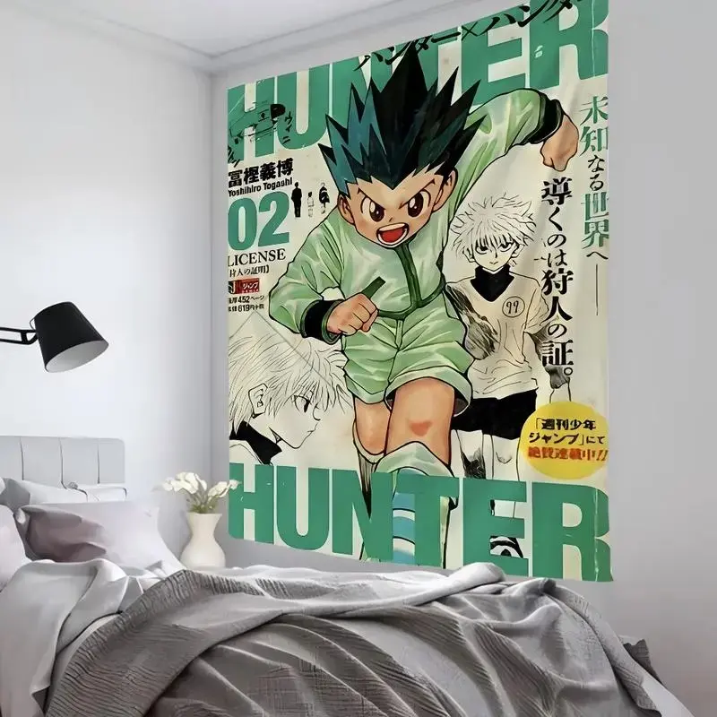 Hunter X Hunter Anime Tapestry Room Decoration Wallpaper Party Hanging Background Room Decoration Baby Room Summer Exquisite Decoration Tapestry