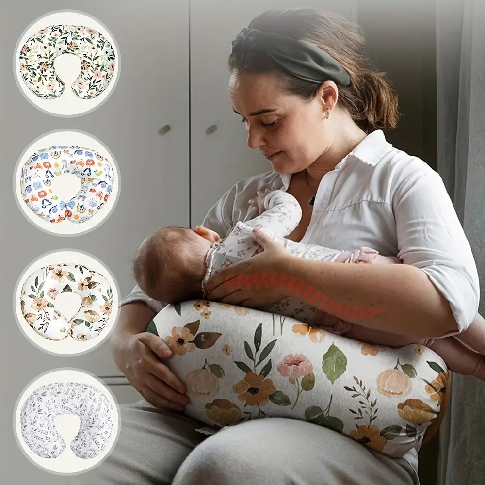 1pc Multifunctional Nursing Pillow with Removable Pillowcase, C-shaped Nursing Pillow Nursing Pillow, Designed for Youngsters Youngsters And Youngsters, Gifts for New Moms, Youngsters Shower Gifts