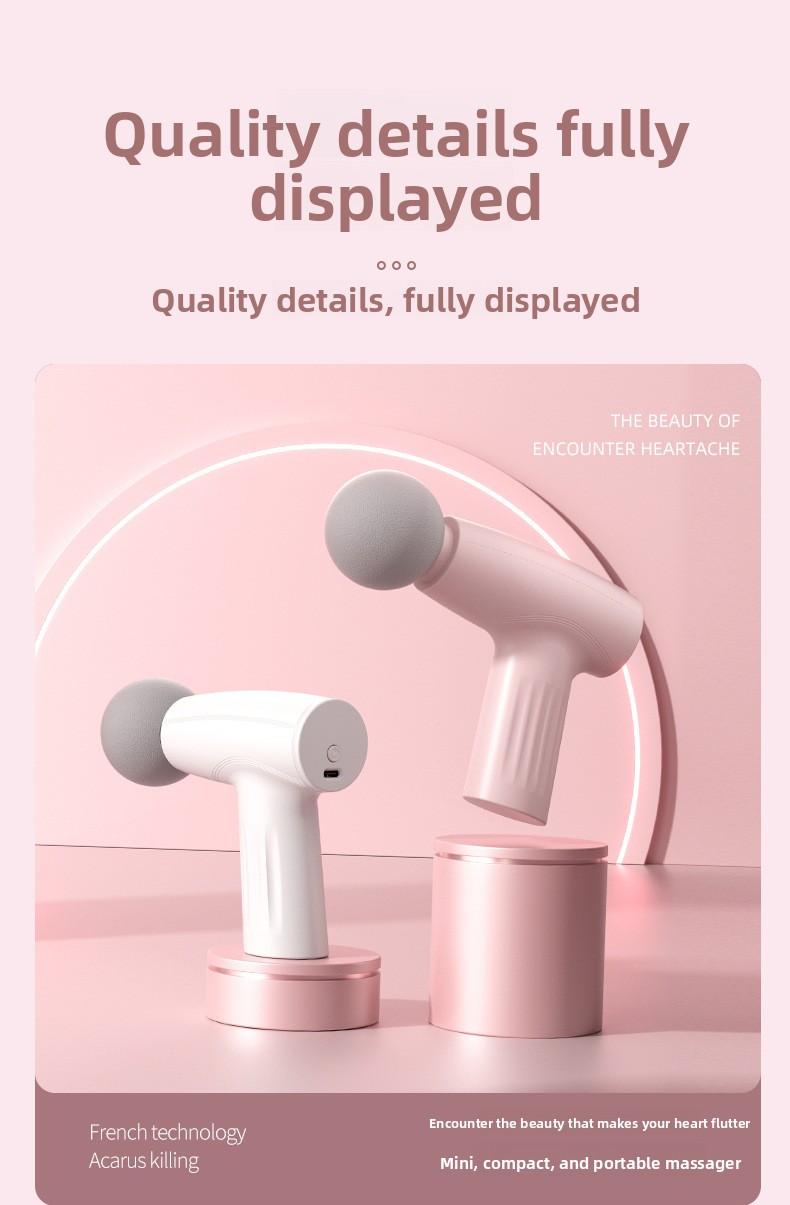 Mini fascia gun muscle massager, massage stick, vibration massage fascia device, mini fascia instrument