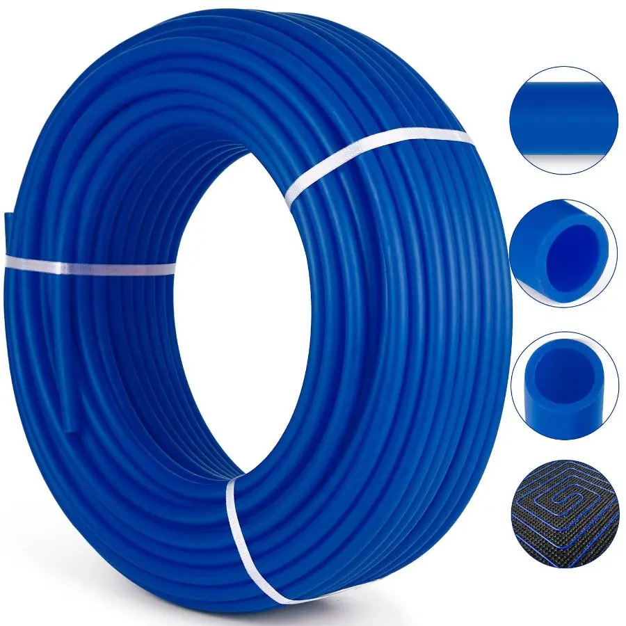 VEVOR Pex Tubing, 1 Pex Pipe 300ft Flexible Pex Hose Non Oxygen Barrier ...