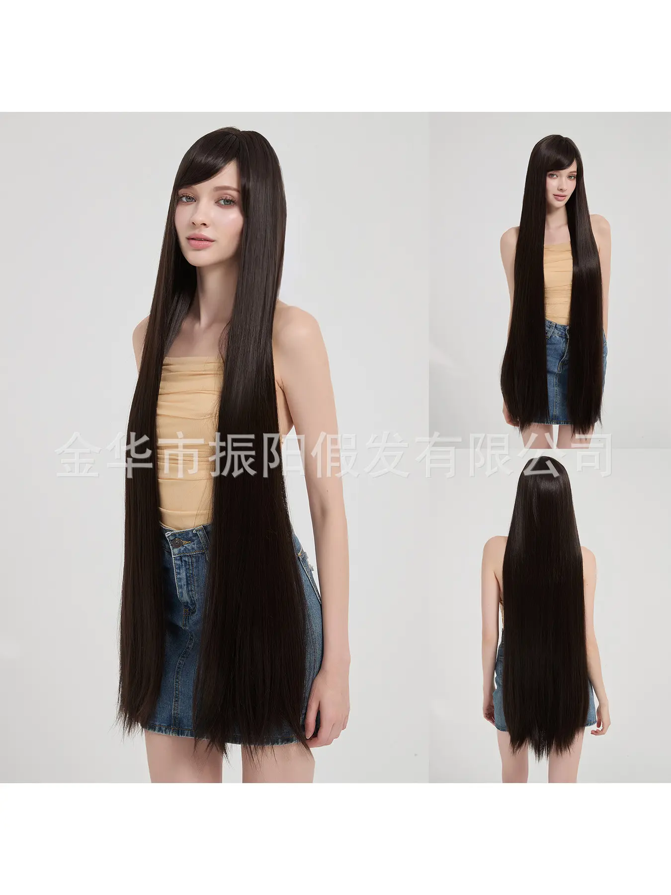 Fashion Forward Ultra Long Black Straight Synthetic Lace Front Full Cap Wig for Women with Natural Soft Matte Finish Comfortable Breathable Design Stylish Edgy Look for Modern Women