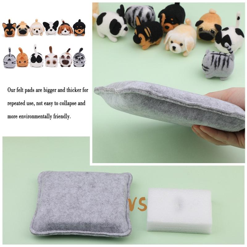 Animal Needle Felting Supplies Kits with Tools for Beginner DIY Needle Felting Animal Needle Felting Supplies Kits with Tools for Beginner DIY Needle Felting