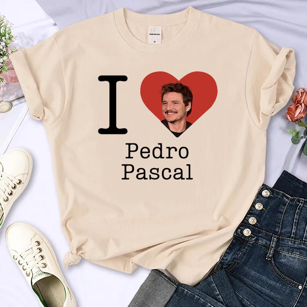 Pedro Pascal t shirt women summer anime t-shirts girl streetwear clothing