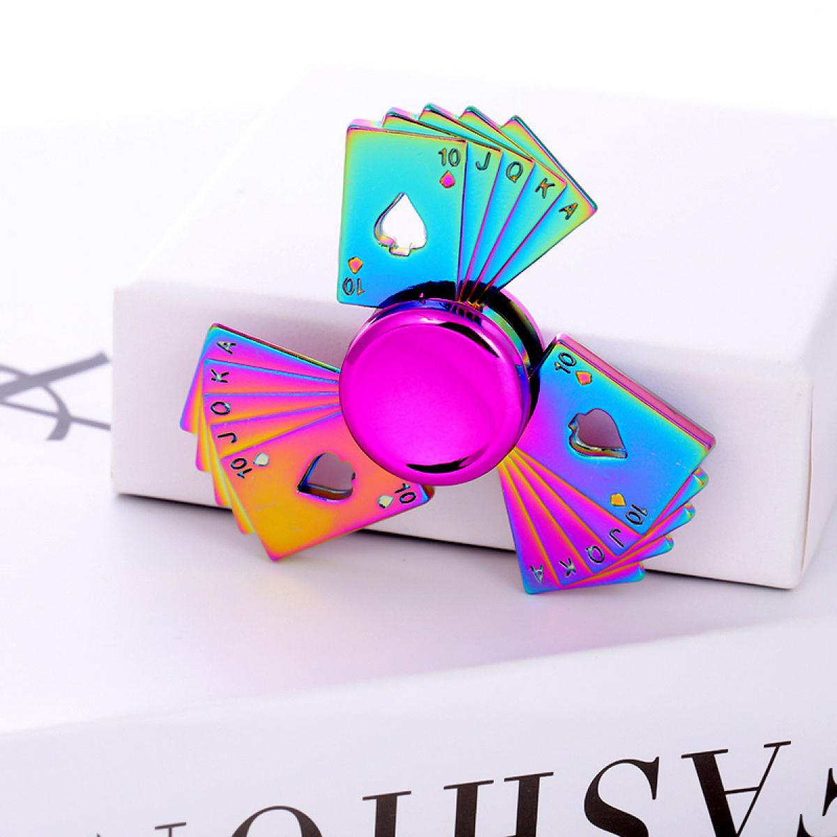 TikTok hit product Metal Fidget Spinner Alloy Hand Spinner Boxed Stress Relief Toy for Kids Adults Office Desk Fidget Toys