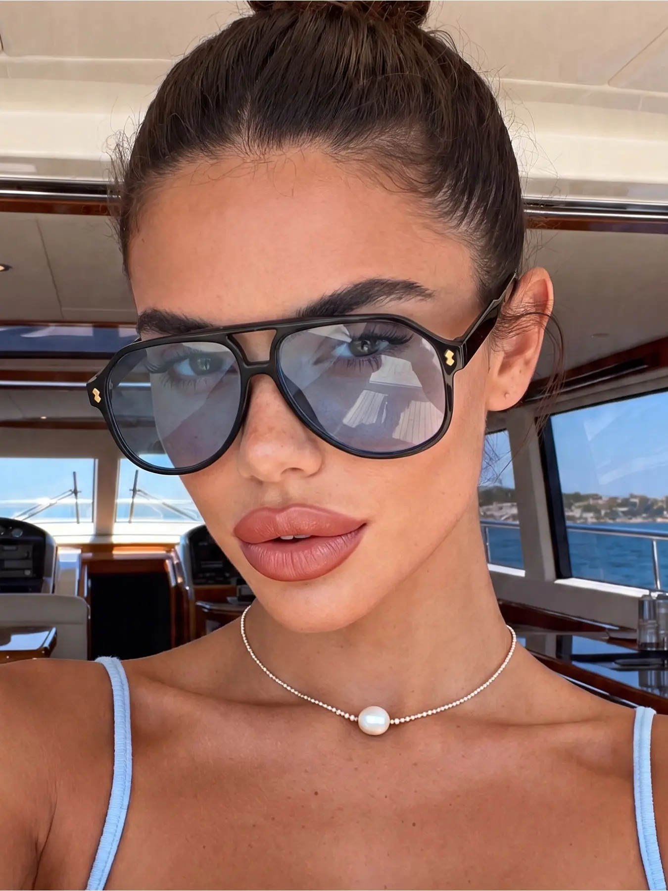 1 pair of men's and women's aviator-style personalized sunglasses, suitable for street fashion accessories, street photography props, outdoor activities, vacation outfits, and camping, carnival parties, music festivals, and sports.