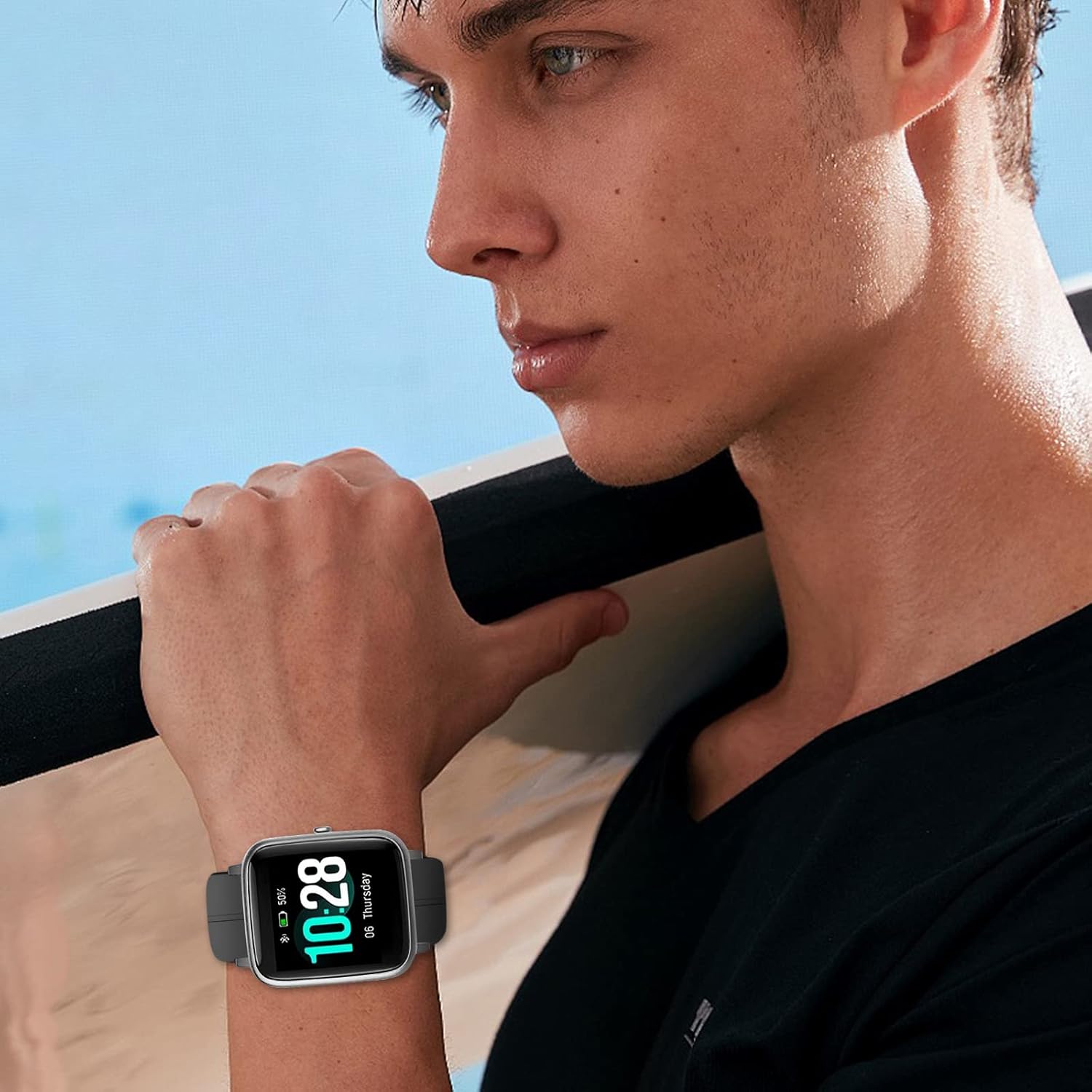 Silicone Magnetic Buckle Watch Band, Casual Business Sports Strap, Fits Samsung Huawei Xiaomi Garmin Smart Watches, Watch Accessories