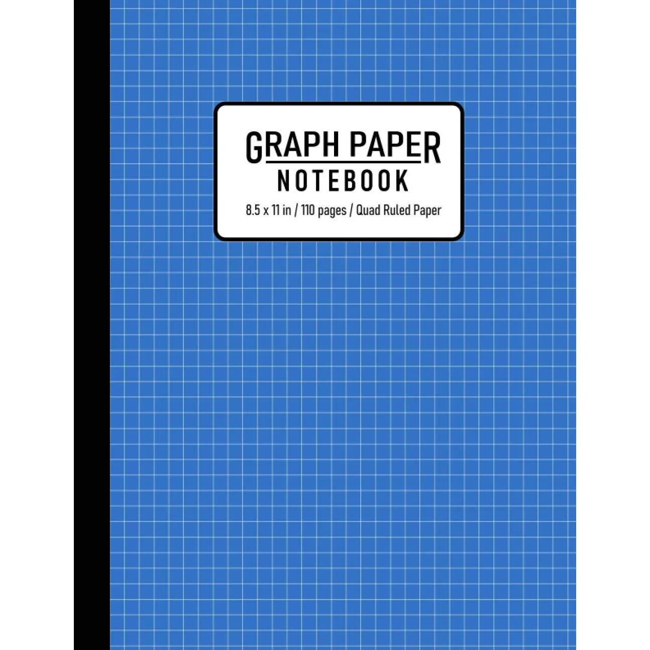 Graph Paper Notebook: Grid Paper Notebook, Grid Paper for Math and Science Students, Quad Ruled 5x5 ( 110 Pages, 8.5 x 11) - Paperback