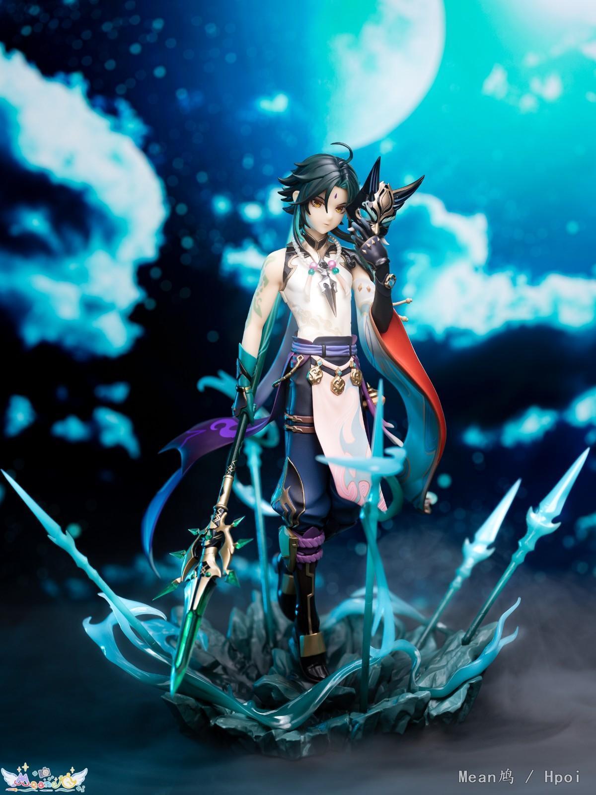 18CM Anime Game Genshin Impact Xiao Figure Standing Cool Posture Anime Model Toys Gifts Collection Decoration Ornaments PVC