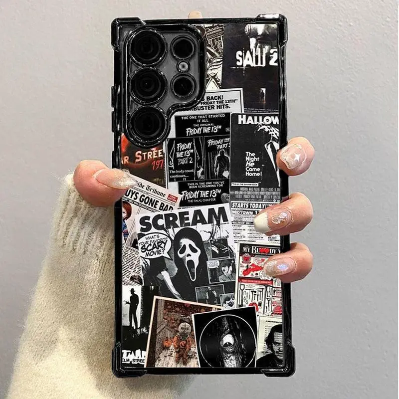 Gosu.casestoree Horror Movie - Halloween Phone Case | Scary Scream Terrifier | CoverFor S22 S23 S24 S25 S26 FE ULTRA PLUS Gift #SMSJDPT3