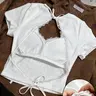 Women's Fashion Casual Summer Tank Top, Fitted Solid Color Lace Trim Basic Vest with Padded Bra, Stylish and Comfortable Ladies' Clothing, Casual Daily Tops