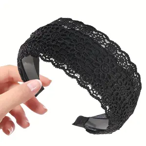 1 Lace Headband Hair Accessory, Wide-Brimmed Tooth-Edged Hair Net, Influencer Hairpin for Covering White Hair, Looking Younger, Hair Cave Headband, Hair Clip