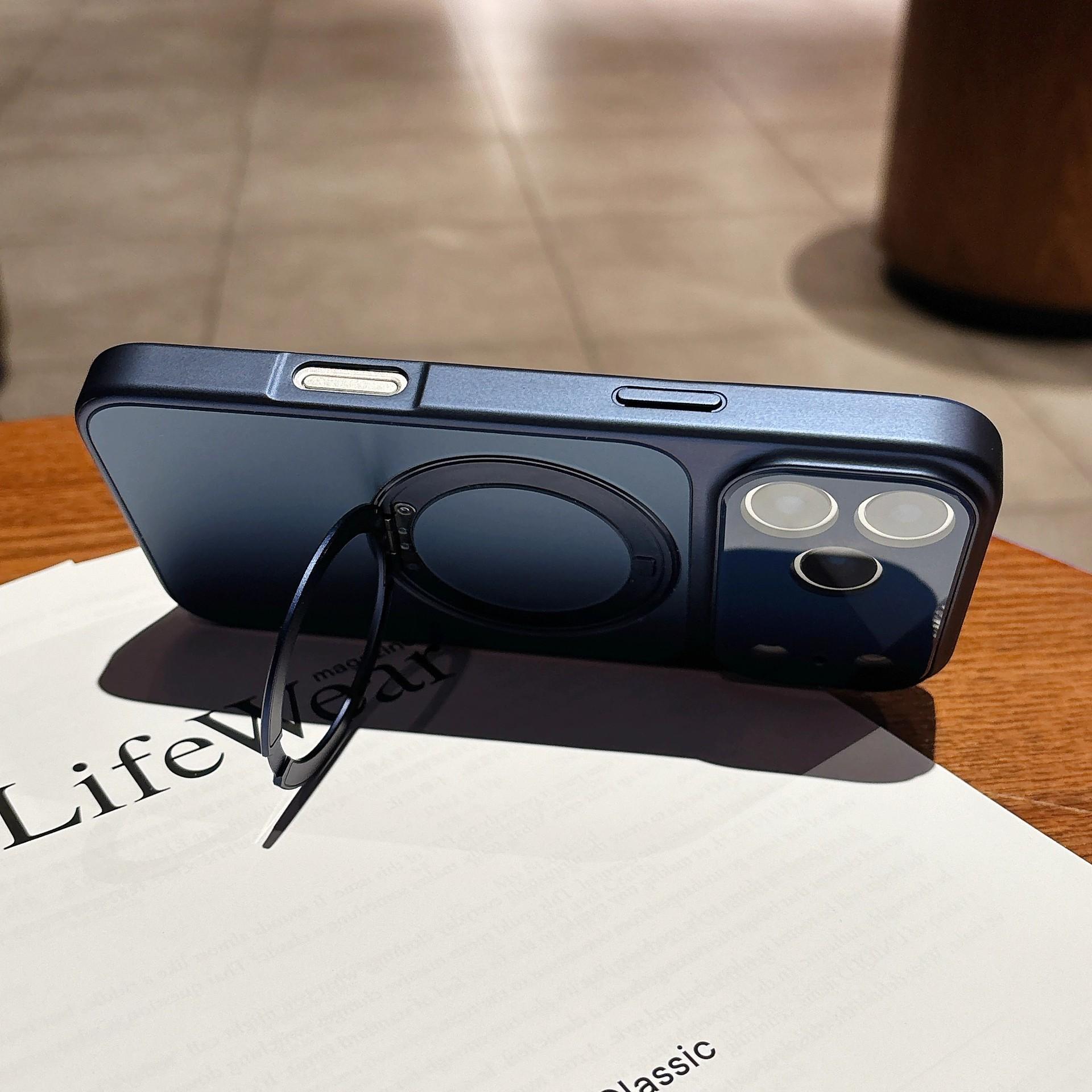 360 °   Rotating stand instantly transforms into 17, suitable for Apple 17 Pro Max phone case, iPhone 16 anti-drop protective cover