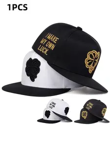 Feretti Ft116 Lucky Baseball Cap, Embroidered Fitted Snapback, Adjustable Cap, Unisex Fashion Design, Casual Hat, Comfortable All-Season Wear, Perfect Gift Idea, High-Quality Hat for Men & Women, Fitted Snapback Hats