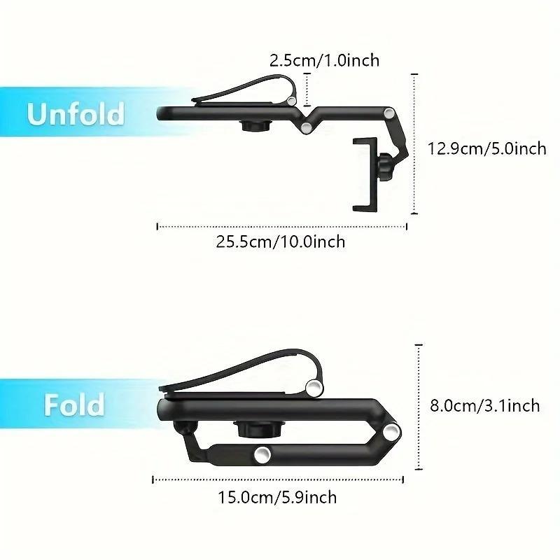 Multi-Functional Car Phone Holder Sun Visor Navigation Rack for Direct View GPS Easy Installation No Tool Required Perfect for Drivers  Christmas Supplies