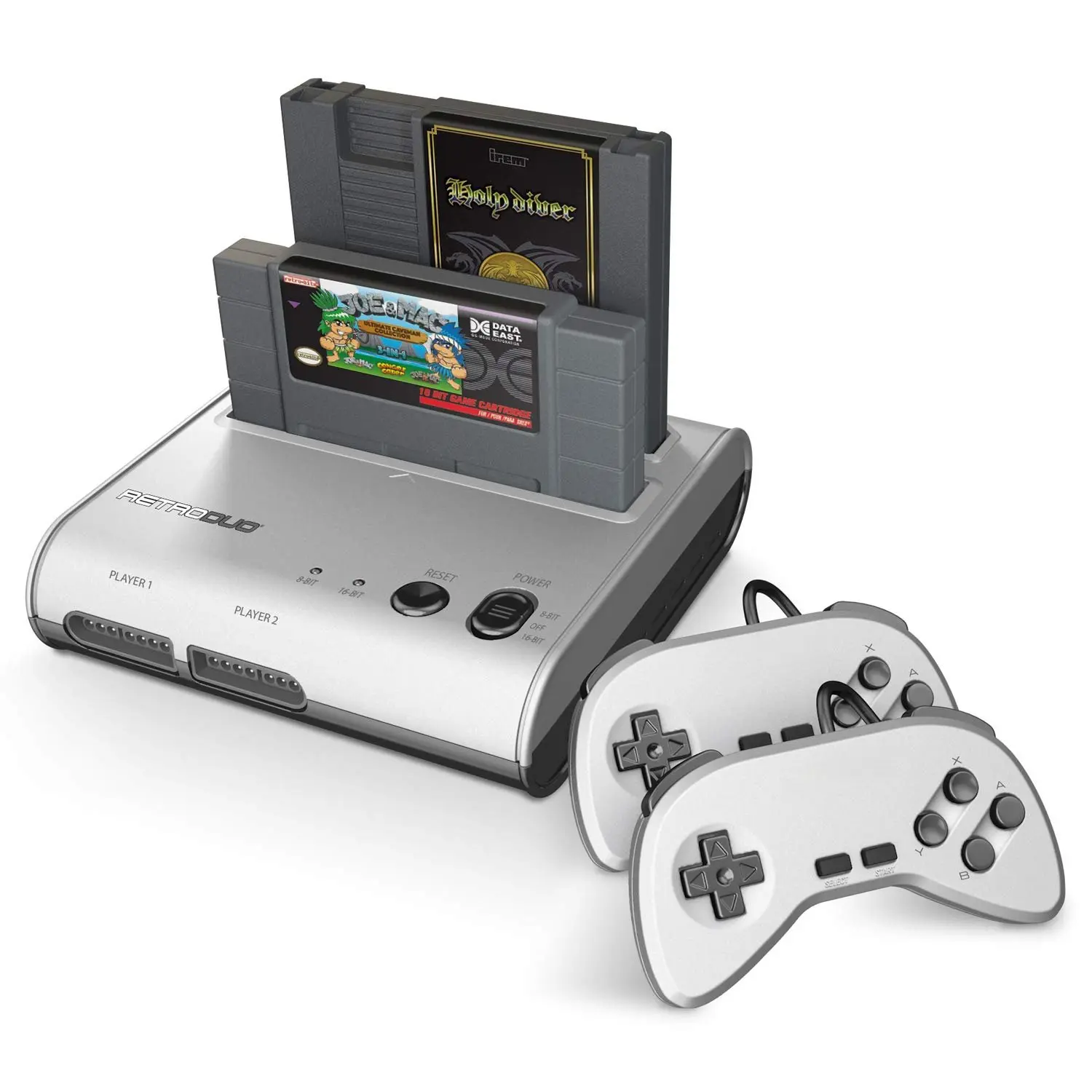 Retro Duo 2 in 1 Console System - for  NES/SNES, & Super   - /Black