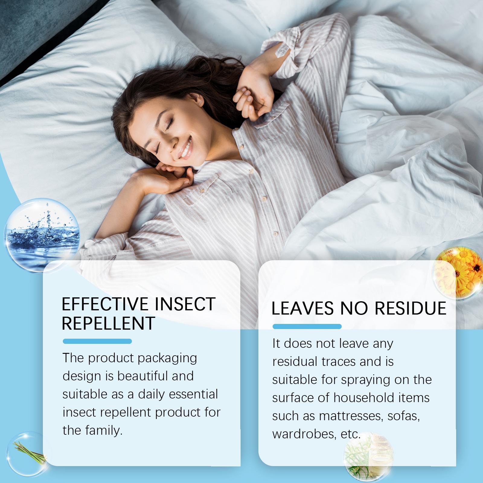 Bed Bug Spray – Kills Bed Bugs, Lice & Mites, Prevents Infestation for Dorms, Beds & Bedrooms
