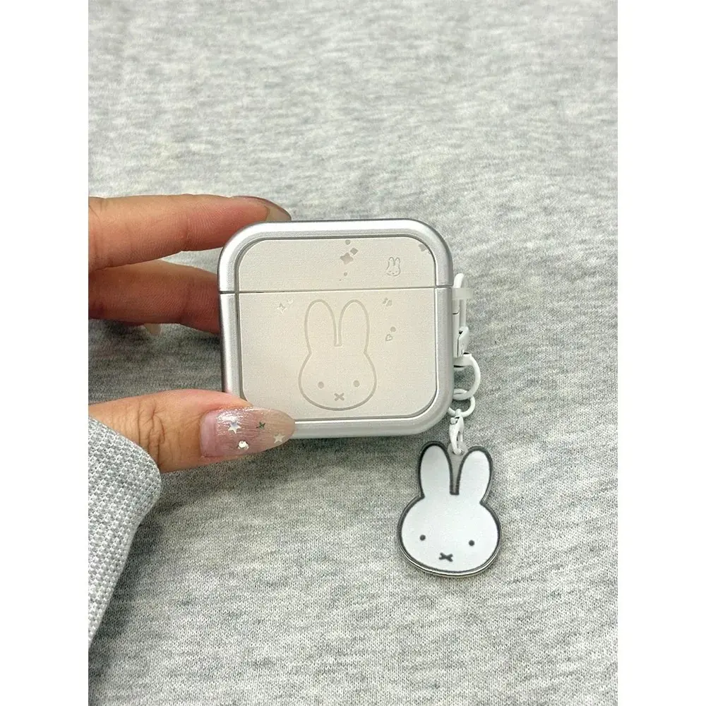 Cute Miffy Rabbit Case for Apple AirPods Pro 3, Wireless Earphone Cover for Generations 2/3/4, Dirt-Resistant and Shockproof