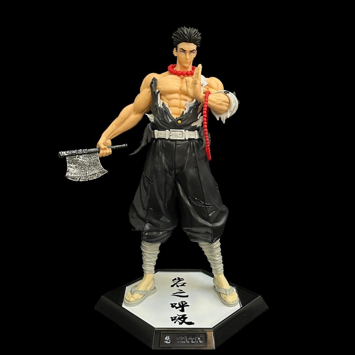 GK Demon Slayer Anime Action Figure Ghost King Muichiro Togata Pillar Statue 28cm Collectible Model Toy Perfect Gift Decoration Birthday Present Desktop Decor Demonslayer MuichiroTokito AnimeFigure ViralProducts