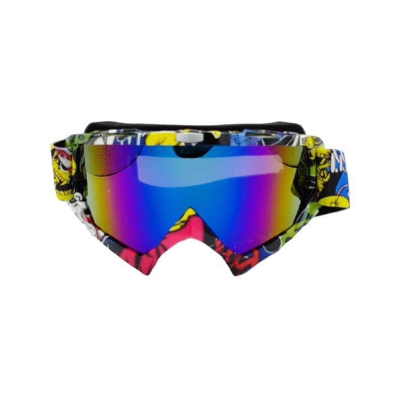 Off-road motorcycle goggles, ski glasses, outdoor sports riding goggles, retro glasses magnetic