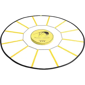 Agility Trainer - Circle Speed and Agility Ladder for High Intensity Reactive Footwork Drills and Skills - A Circular  of Reaction  Equipment That Changes The Way You Move