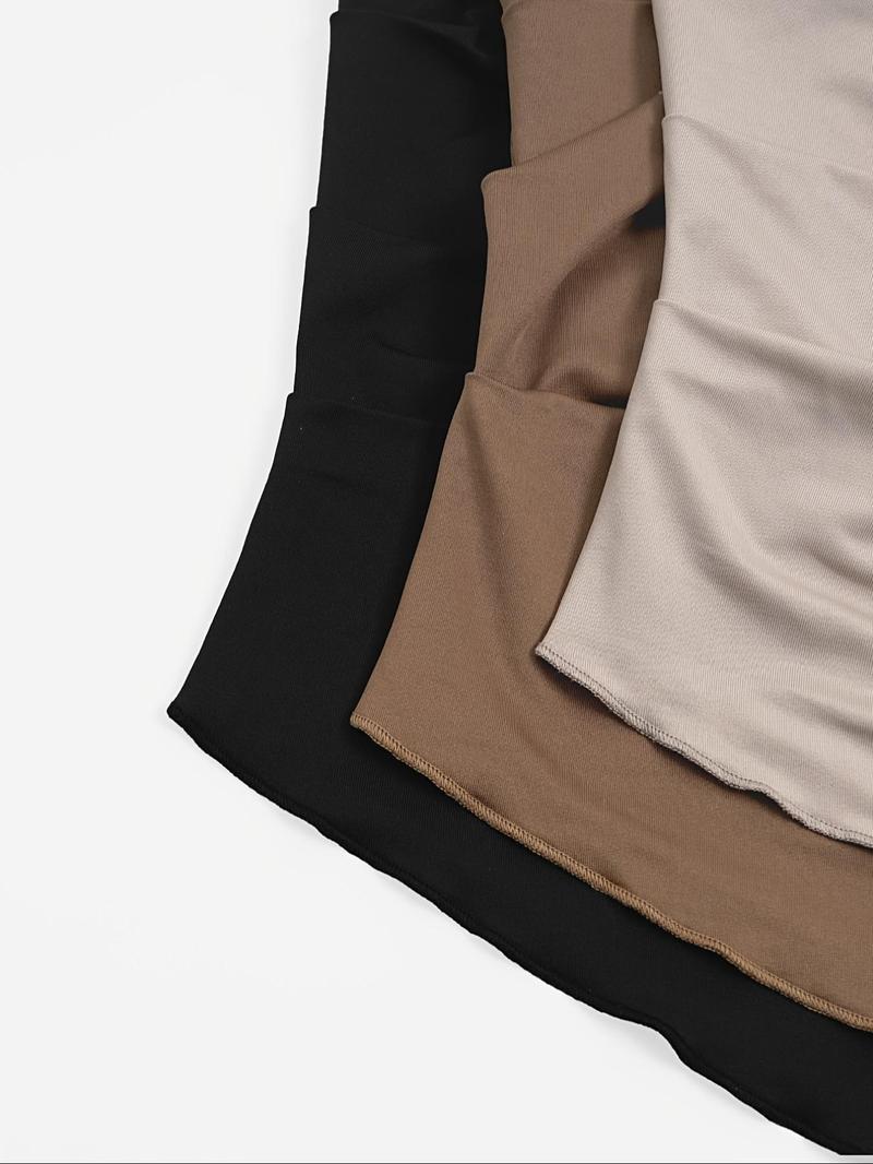 26 Valentine's Day 3pcs Autumn/Winter Bottom Women's Casual Fashion Sports Multi Color Ear Edge High Elasticity Topless Tank Top Three Piece Set