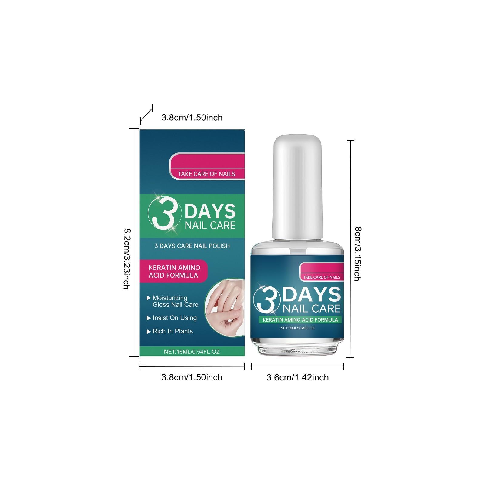 Nail Care Oil, Nail Strengthener Oil for Soft & Breakable Nails, Fast-Drying Formula That Prevents Peeling and Cracking, Strengthening Gel for Healthy Nails