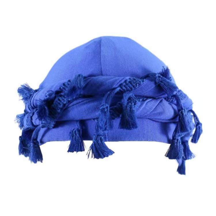 Silk Satin Lined Turban Cap for Men Women Adjustable Halo Head Wrap Twist Durag Hat with Elastic Pre-Tie Beanie Comfort and Style for Machine Washable Versatile Design