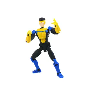 3D Printed New Versatile Invincible Mark Comic Color Articulated Movable Action Figure Collectible Model Toy