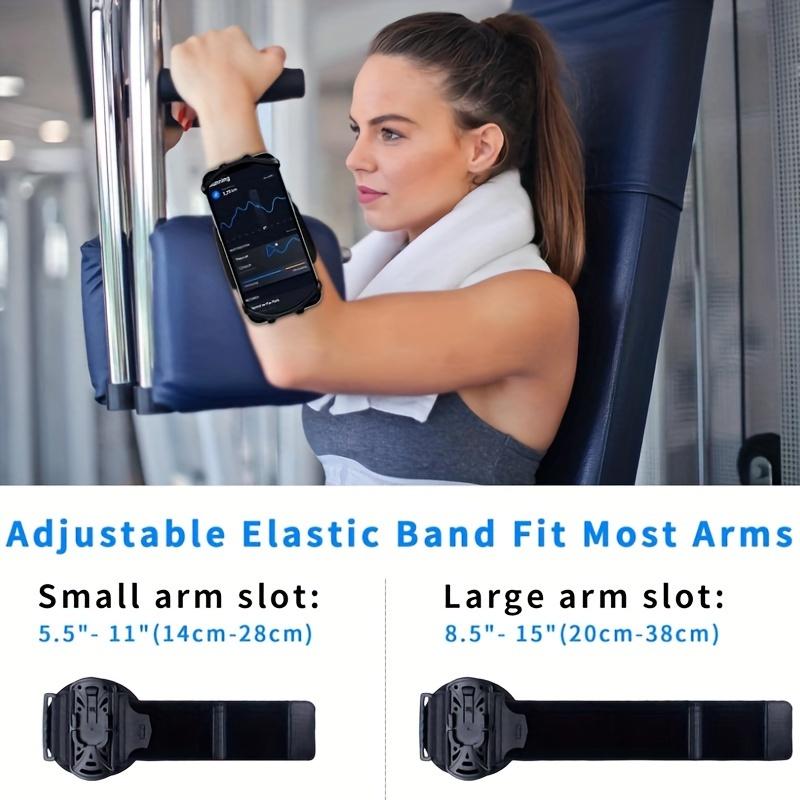 Adjustable Wrist Phone Holder, 360° Rotatable Wrist Phone Armband, Detachable Wrist Phone Holder for Running, Fitness, Outdoor Sports, Jogging Equipment