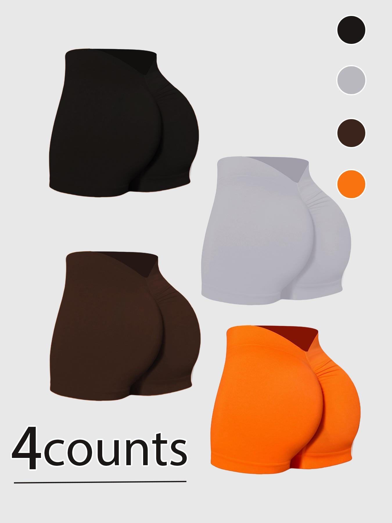 Women's High-Waist Seamless Workout Shorts, Tummy Control Design, High-Stretch Comfortable Activewear, Stylish Fitness Bottoms, Running Training Shorts