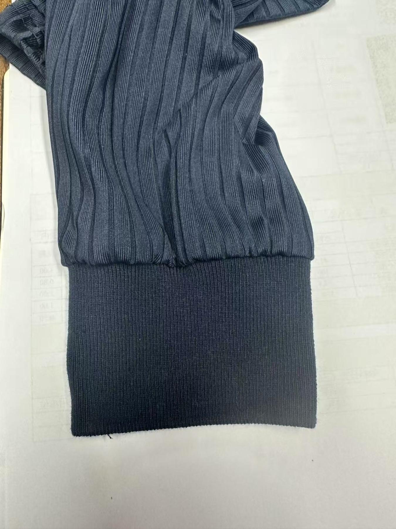 Men's Striped Polo Shirt with Ribbed Collar, Long Sleeve Casual Work Polo, Perfect Gift for Friends, Stylish Men's Clothing