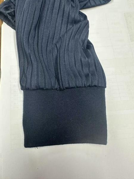 Men's Striped Polo Shirt with Ribbed Collar, Long Sleeve Casual Work Polo, Perfect Gift for Friends, Stylish Men's Clothing