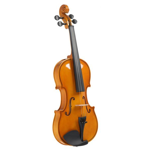 4/4 Violin Set for Adult Beginners and Students with Hard Case, Bow, Shoulder Rest, Rosin, Extra Strings, Pre Set Up Bridge