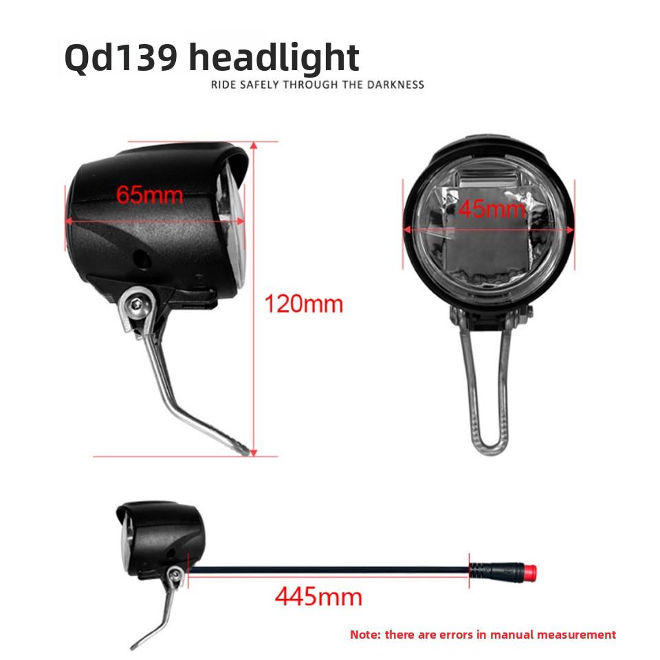 QD139 Cross-Border 5-Pin Waterproof Connector for Front Lights – Modification Kit for Electric Bicycles and Scooters
