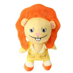 New HTF Happy Tree Friends Anime Happy Tree Friends Soldier Fliqpy Plush Toys Dolls Military Flipy Doll Plush Toy for Kids Gift
