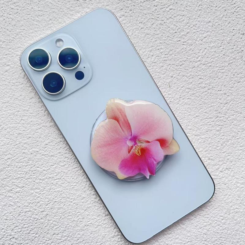 Orchid Acrylic Drop Glue  Phone Stand Desktop Folding Portable Huilan Phone Stand HN122