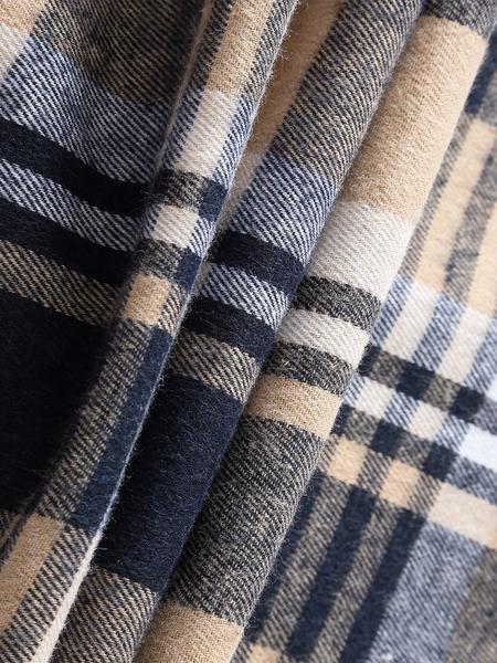 Men's Flannel Hooded Plaid Shirt Jacket, Casual Button-Down Long Sleeve Fashion with Pockets, Stylish Men's Outerwear, Menswear