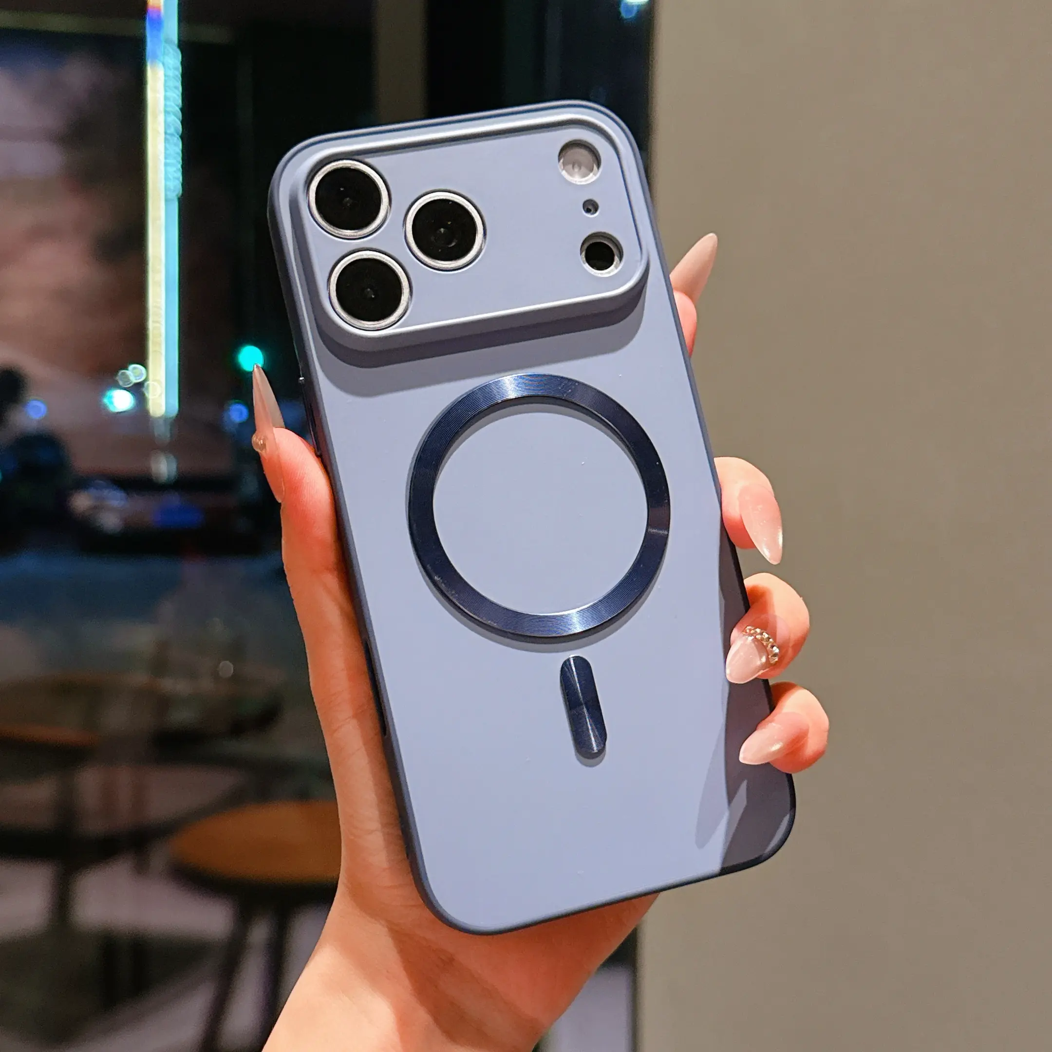 Magnetic Shockproof Bumper Phone Case For OPPO A6X A6 Pro A6C A5X A5 A5I A3 A3X 4G 5G For Magsafe Metal Wireless Charge Cases Skin Feel Cover