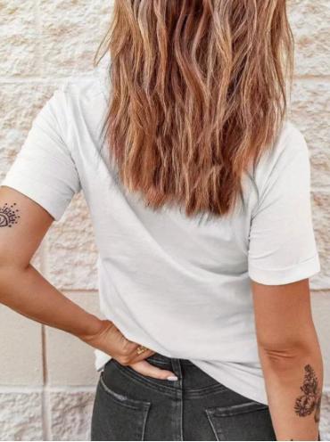 Women’s Plus Size Motivational Graphic Tee – "Survived Too Many Storms" Quote Shirt, Colorful Print, Soft Stretch Casual Summer Top